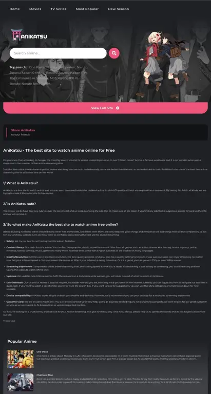 Tips Aman Streaming Anime Gambar tips aman streaming anime