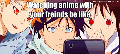 Gambar teman-teman menonton anime bersama