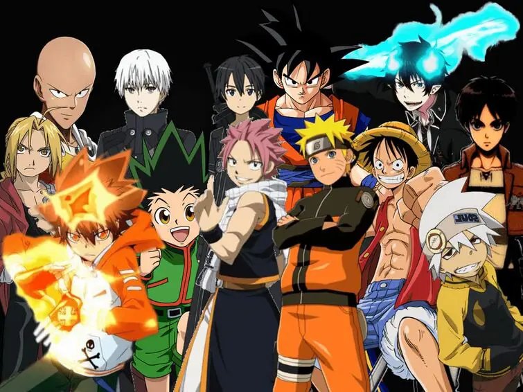 Gambar berbagai karakter anime