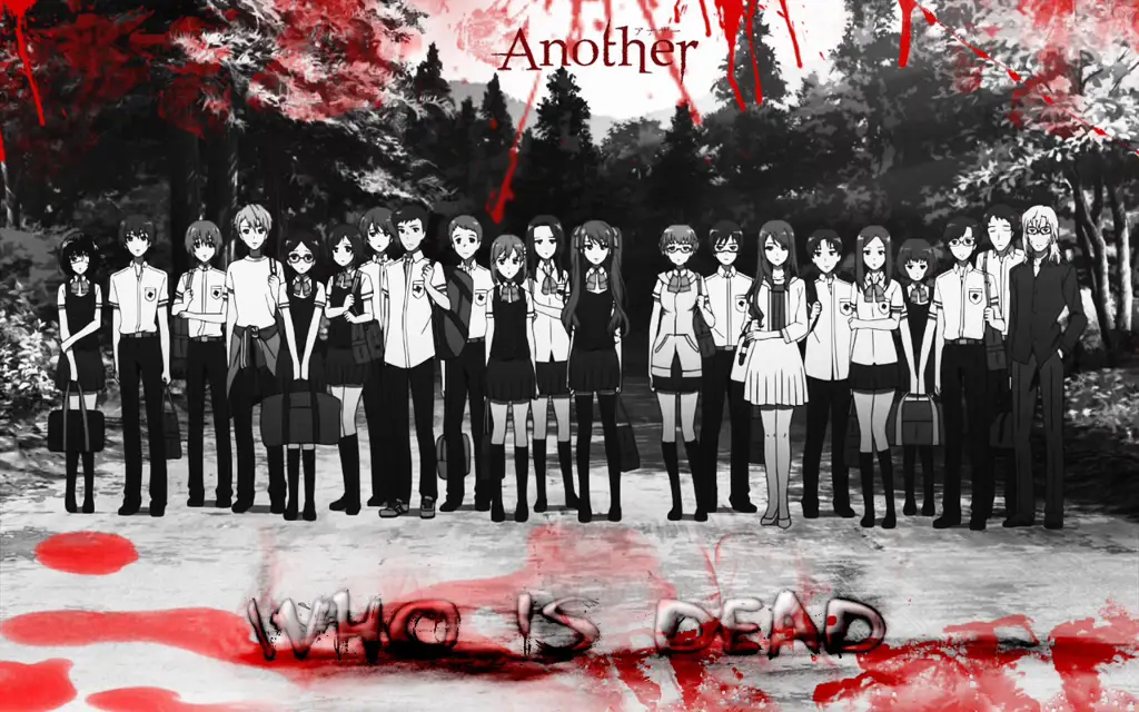 Adegan Menegangkan di Anime Another Gambar adegan mencekam dalam anime Another