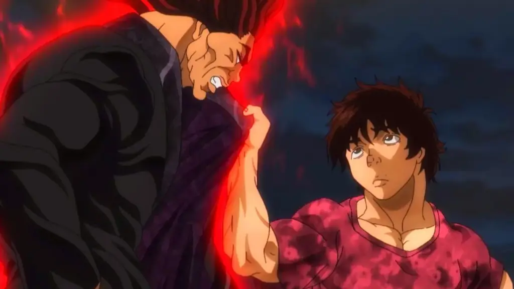Baki dan Yujiro: Pertarungan Ayah dan Anak Gambar Baki Hanma dan Yujiro Hanma, ayah dan anak