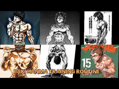 Latihan Keras Baki Hanma Gambar Baki Hanma berlatih keras