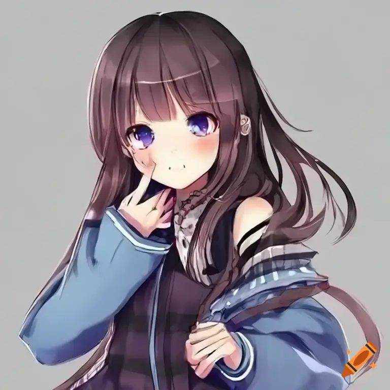 Gambar gadis anime yang lucu