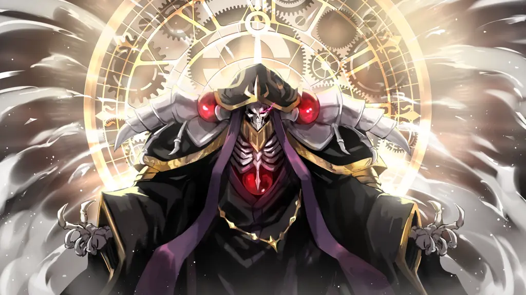 Adegan pertarungan epik dari Overlord Season 4 Gambar adegan pertarungan di anime Overlord