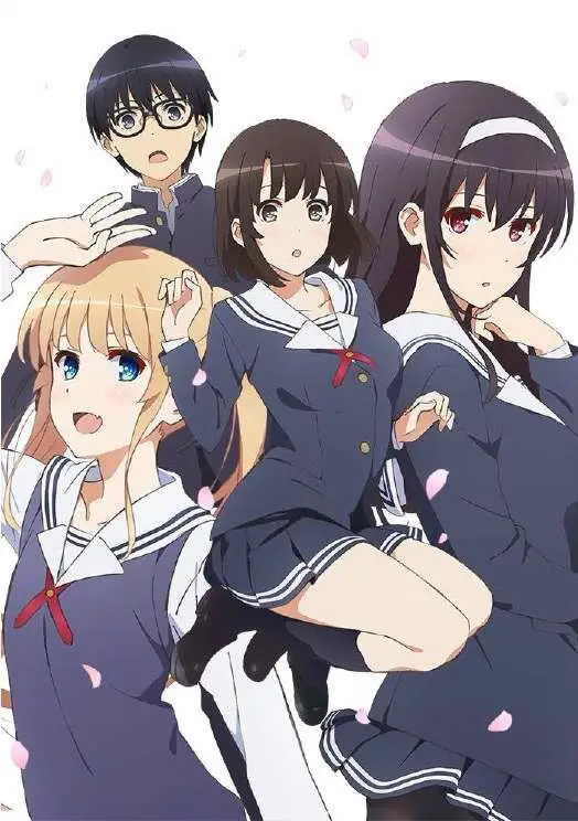 Momen menarik dari anime Saekano Screenshot dari anime Saekano